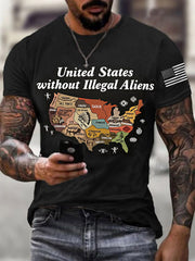 Men's United States Without Illegal Aliens Tee gracestitchs