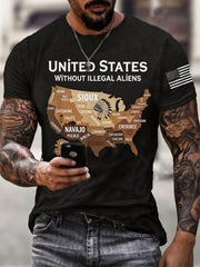 Men's United States Without Illegal Aliens Tee gracestitchs