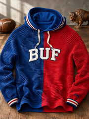 Men's Football Lover Bulls BUF Art Printed Hoodie gracestitchs