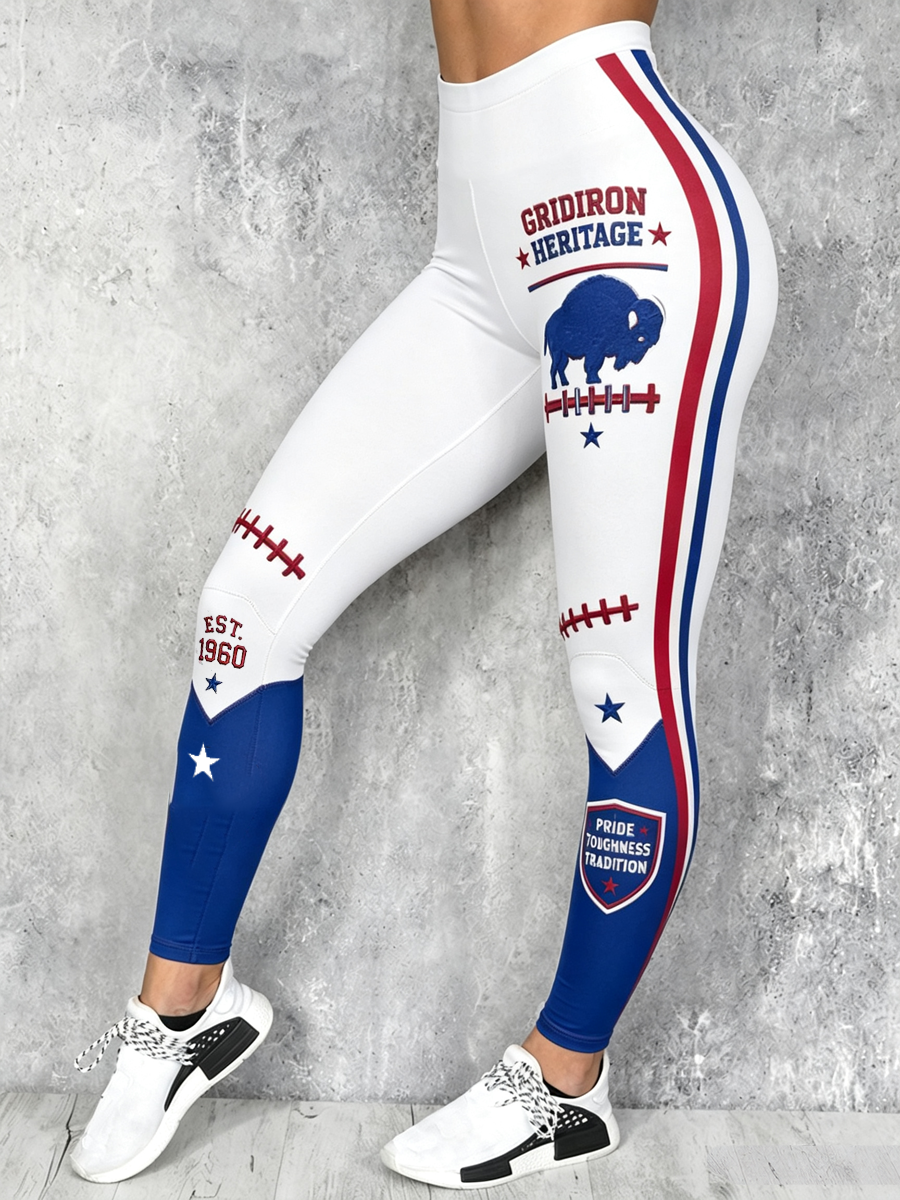 Women's Football Lover Bulls BUF Art Printed bottoms gracestitchs