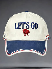 Unisex Football Lover Bulls BUF Art Printed Hat gracestitchs