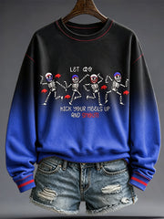 Women's Football Lover Bulls BUF Art Printed Sweatshirt gracestitchs