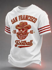 Men's Football Gameday Gift For Football Fans Casual Tee gracestitchs
