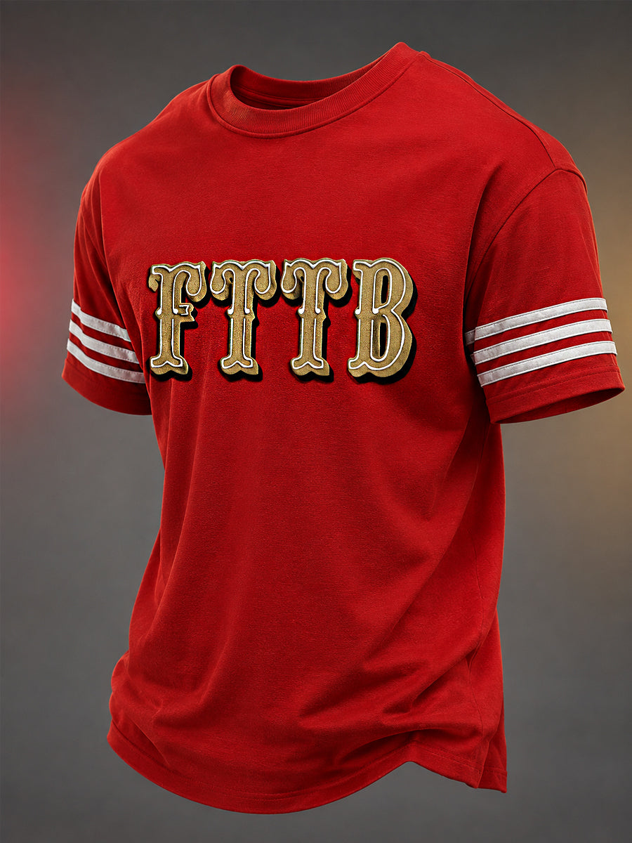 Men's Football Gameday Gift For Football Fans Casual Tee gracestitchs
