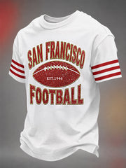 Men's Football Gameday Gift For Football Fans Casual Tee gracestitchs