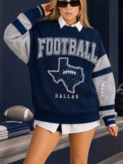 Women's Football Regular Sweatshirt gracestitchs