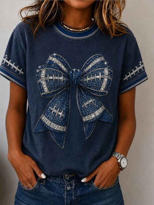 Women's Football Short-sleeved T-shirt