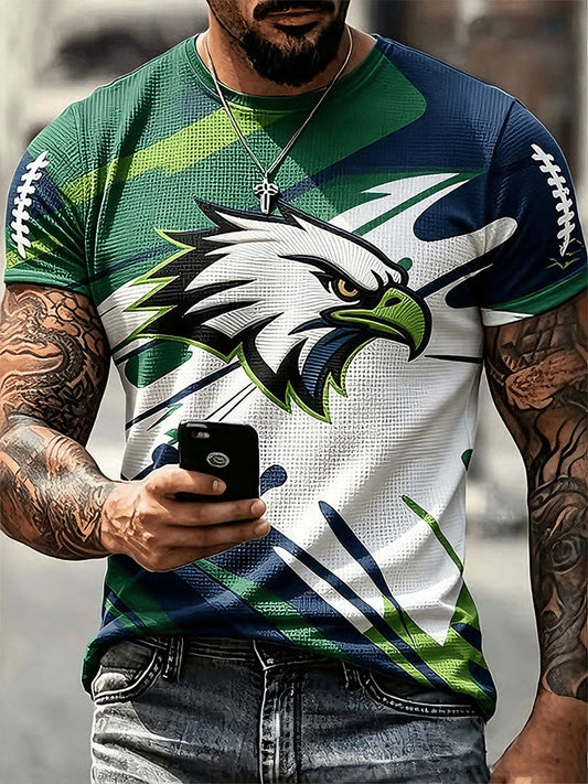 Men's Football Gameday Sporty Waffle Short Sleeve gracestitchs