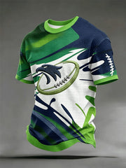 Men's Football Gameday Sporty  Waffle Short-Sleeve T-Shirt gracestitchs