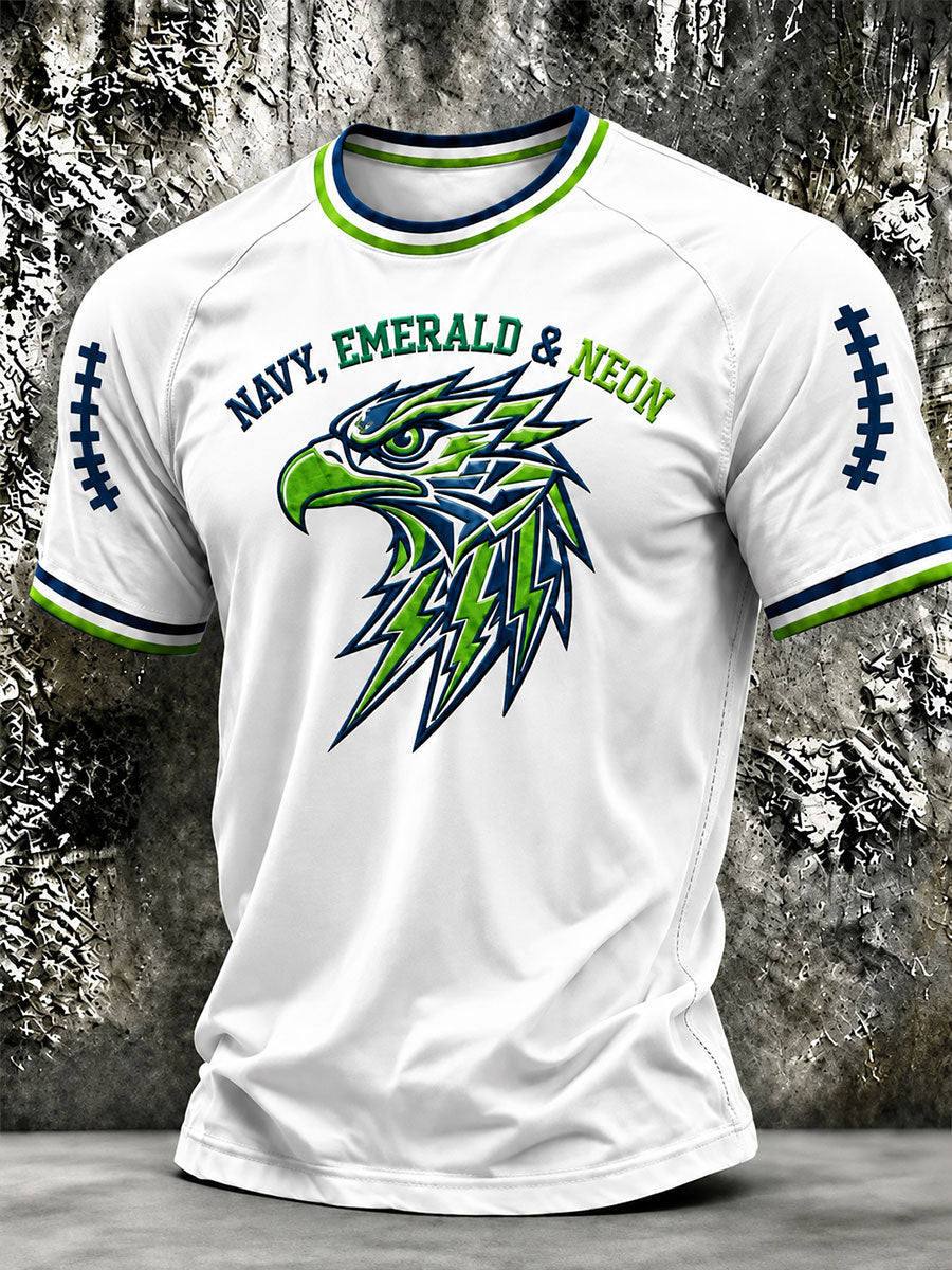 Men's Football Gameday Sporty Short-Sleeve T-Shirt gracestitchs