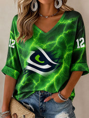Women's Football Gameday Sporty T-Shirt gracestitchs