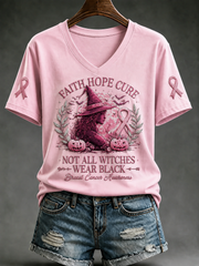 Women's In October We Wear Pink Short-sleeved T-shirt gracestitchs