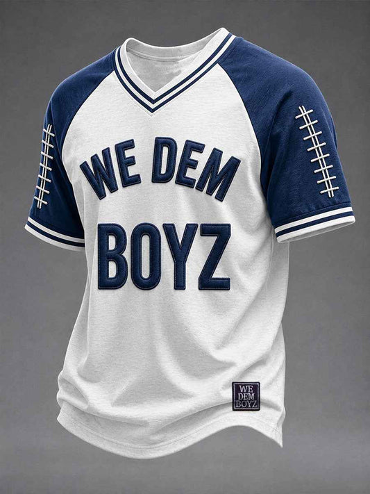 Men's We Dem Boyz Football V-neck T-shirt