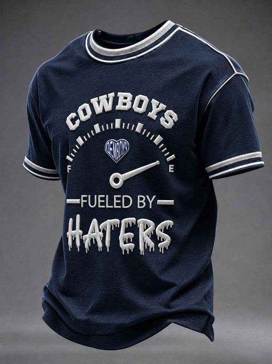 Men's Cowboys Fueled By Haters Short Sleeves T-shirt