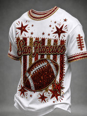 Men's Football Gameday Gift For Football Fans Short Sleeve T-shirt gracestitchs