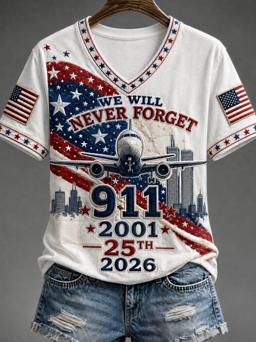 Women's We Will Never Forget 9 11 September 11 polo shirt gracestitchs