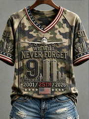 Men's We Will Never Forget 9 11 September 11 polo shirt gracestitchs