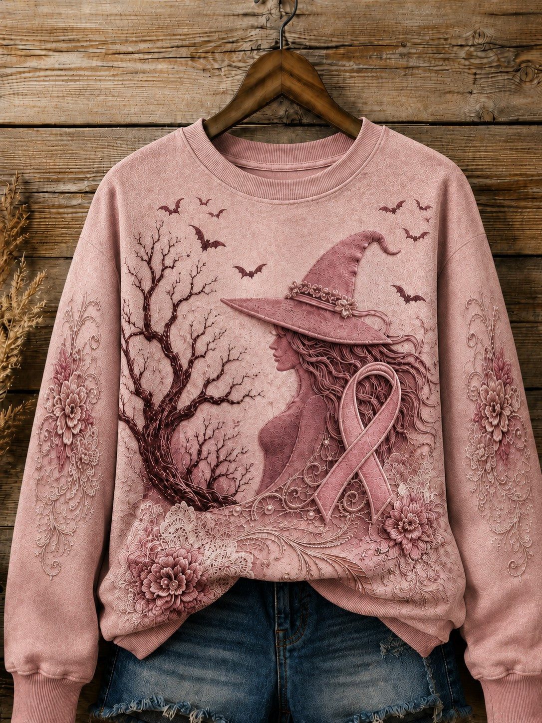 Women's Breast Cancer Regular Sweatshirt gracestitchs