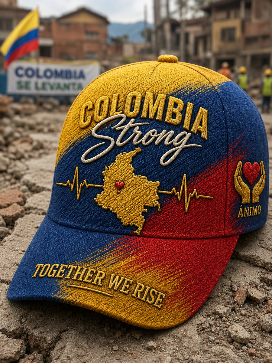 Unisex Colombia Strong Pray For Colombia Hat gracestitchs