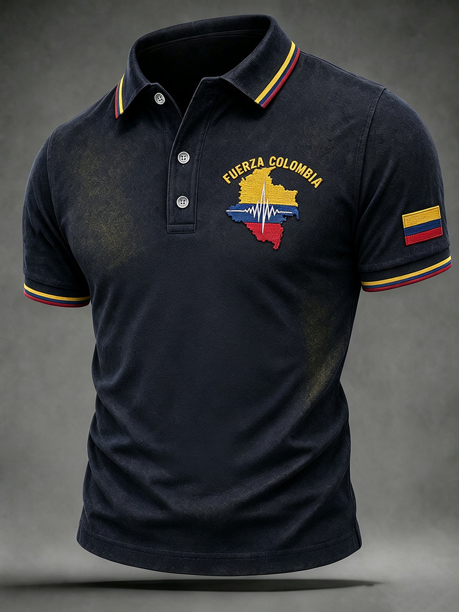 Men's Colombia Earthquake Pray For Colombia Print Shirt gracestitchs