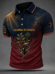 Men's Colombia Earthquake Pray For Colombia Print Shirt gracestitchs