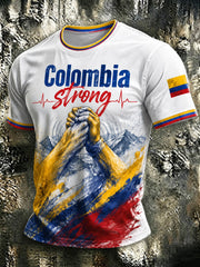 Men's Colombia Strong Printed T-shirt gracestitchs