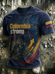 Men's Colombia Strong Printed T-shirt gracestitchs