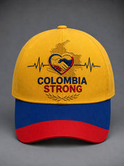 Unisex COLOMBIA STRONG Print Hat gracestitchs