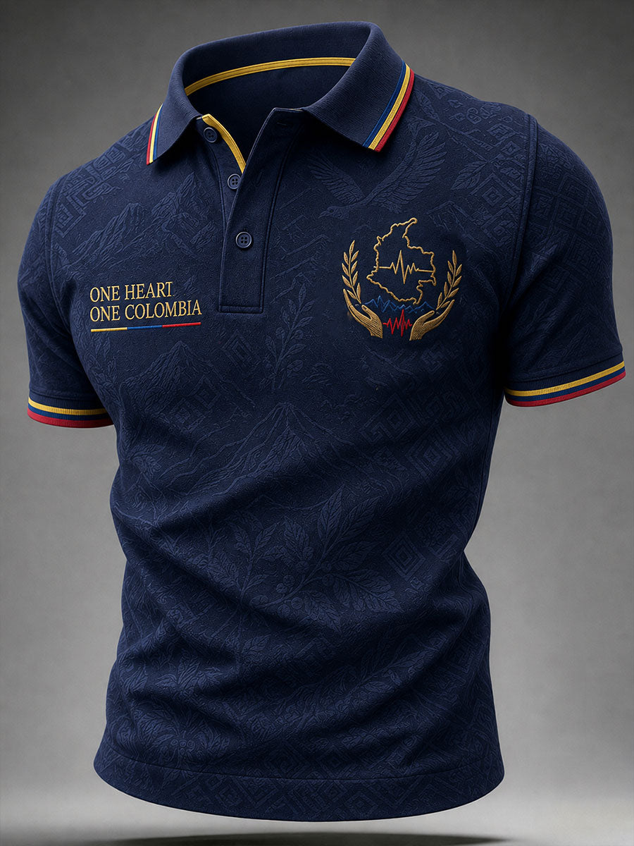 Men's One Heart One Colombia Shirt gracestitchs