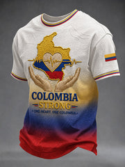 Men's Colombia Strong Short Sleeves T-shirt gracestitchs