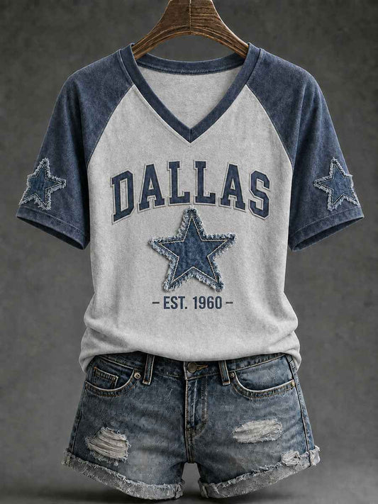Women's Game Day Football Casual T-Shirt