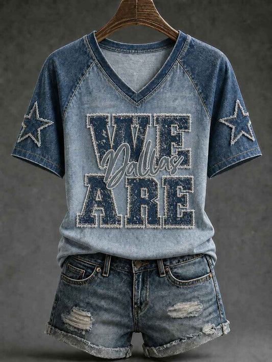 Women's Game Day Football Casual T-Shirt
