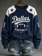 Women's Football Gameday Gift For Football Fans Casual Sweatshirt gracestitchs