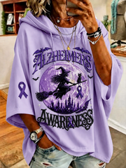 Women’s Alzheimer's Awareness Hoodie gracestitchs