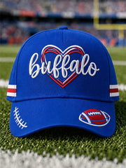 Unisex Football Lover Buffalo Print Hat gracestitchs