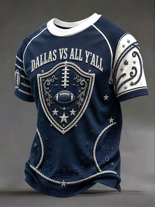 Men's "Dallas vs all y'all" T-shirts gracestitchs