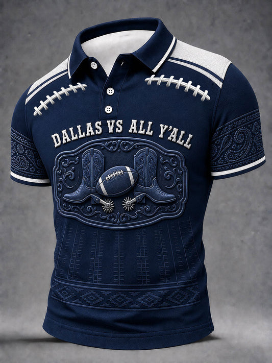 Men's 'Dallas vs All Y'all' Tops gracestitchs