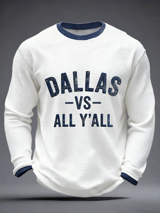 Men's Game Day Football Print Casual T-Shirt gracestitchs