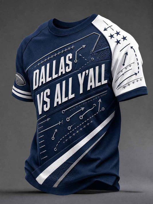 Men's "Dallas vs all y'all" T-shirts