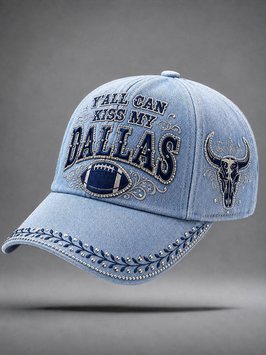 Game Day Football Print Casual Unisex  Hat gracestitchs
