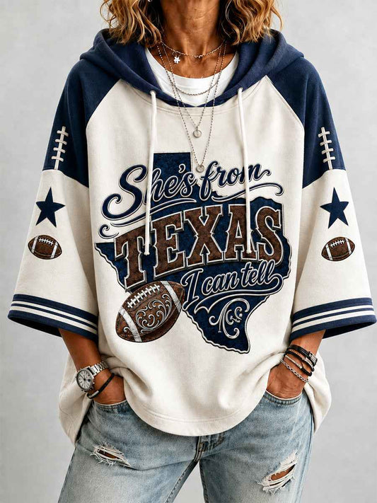 Women's Football Gameday Gift For Football Fans Casual Hoodie
