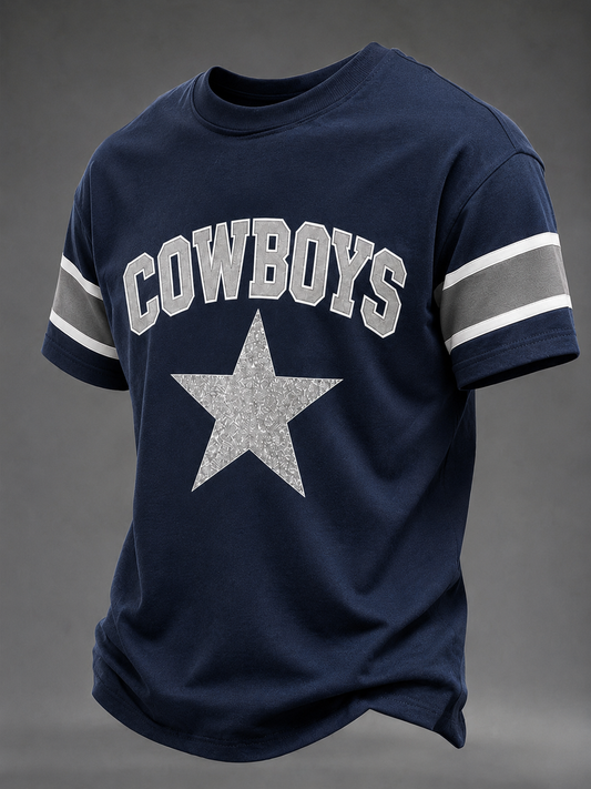 Men's Football Gameday Gift For Football Fans Casual Tee gracestitchs
