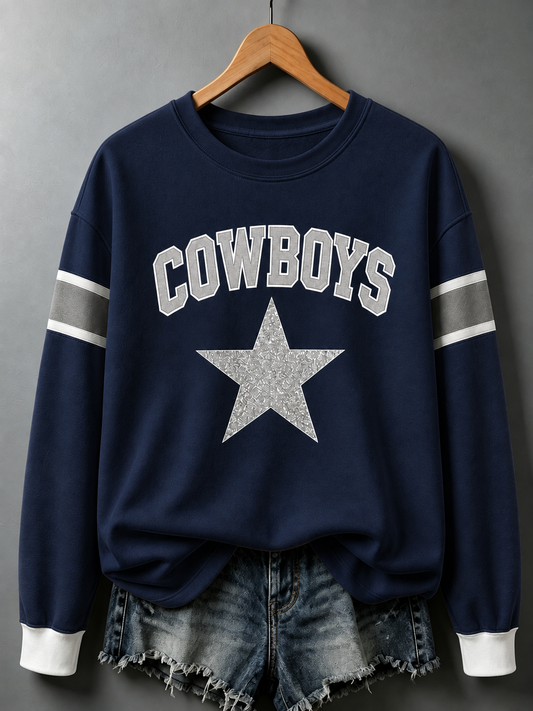 Women's Football Gameday Gift For Football Fans Casual Sweatshirt gracestitchs