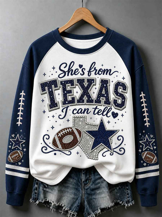 Women's Football Gameday Gift For Football Fans Casual Sweatshirt