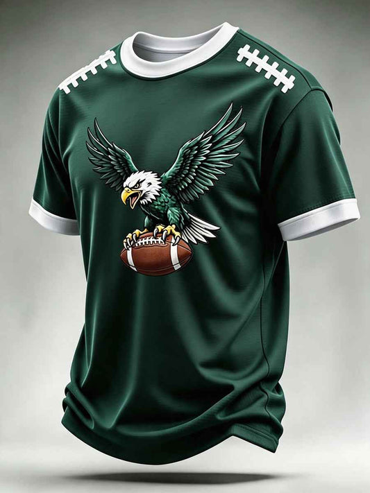 Men's Football Gameday Gift For Football Fans Casual Tee