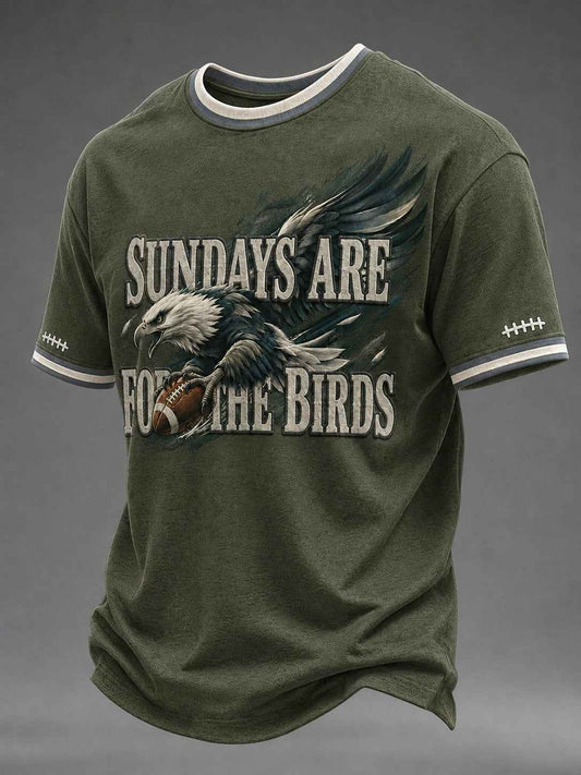 Men's Football Printed T-shirt