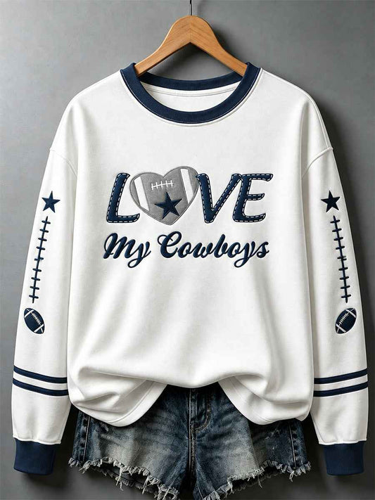 Women's Football Gameday Gift For Football Fans Casual Sweatshirt