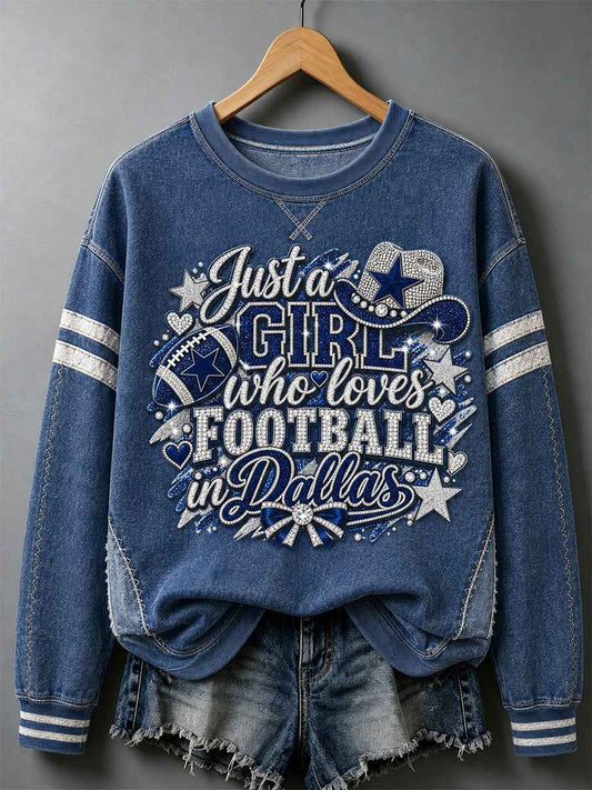 Women's Football Gameday Gift For Football Fans Casual Sweatshirt