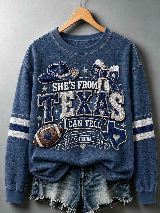 Women's Football Gameday Gift For Football Fans Casual Sweatshirt