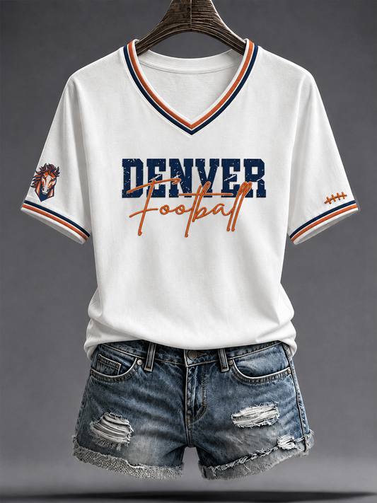 Women's Football Fans Gameday short-sleeved T-shirt gracestitchs
